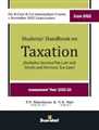 Students Handbook on TAXATION
 - Mahavir Law House(MLH)